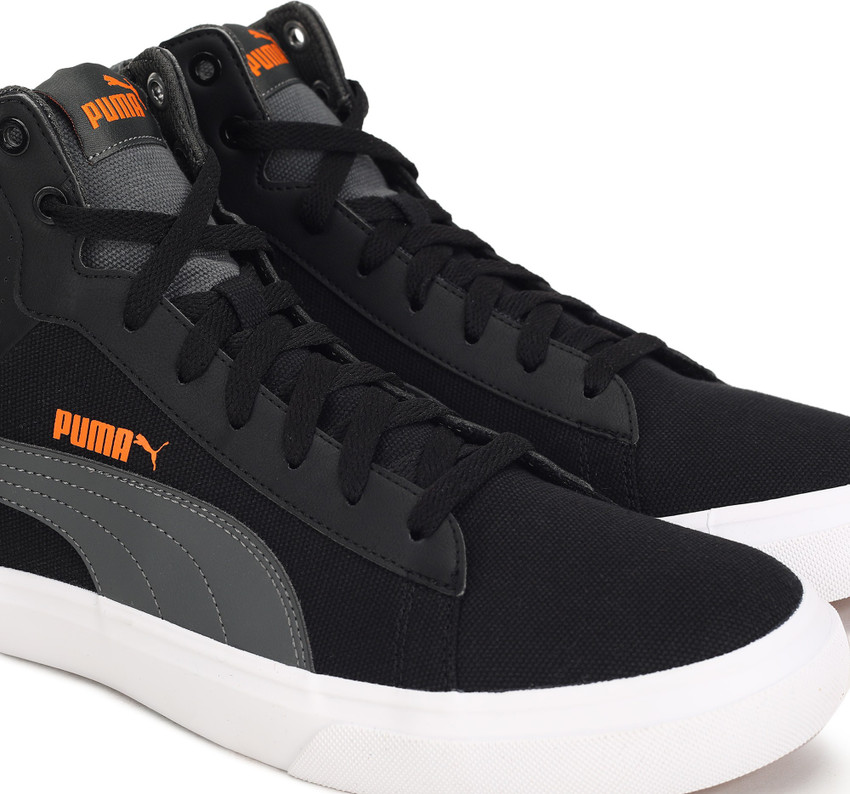 Puma black high top sneakers outlet