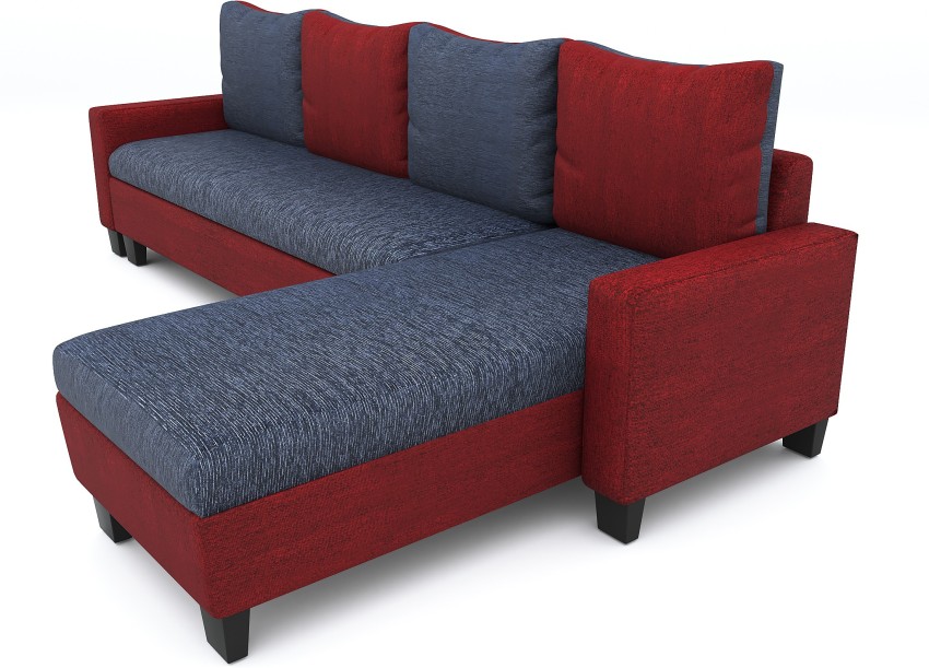 Flipkart Perfect Homes Porto L Shape Fabric 6 Seater Sofa Price in