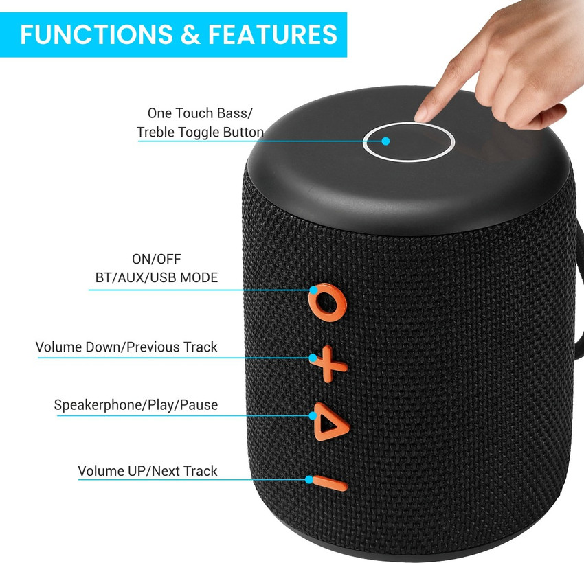 Portronics sound discount drum best price