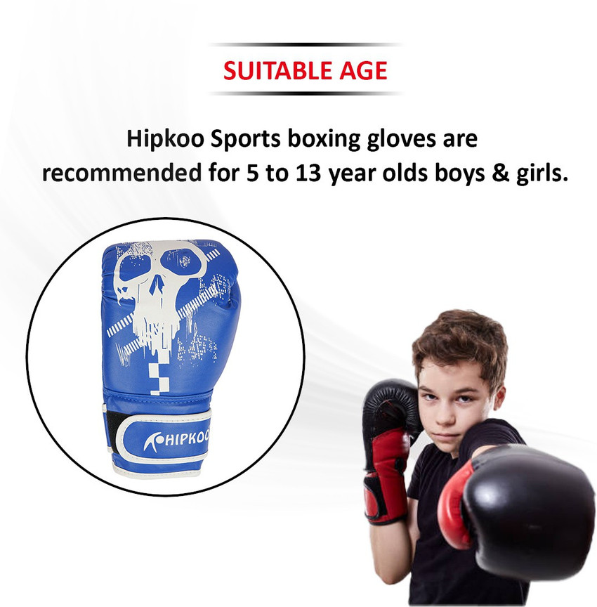 Hipkoo Sports Skeleton Heavy Quality Boxing Gloves Size 10 OZ
