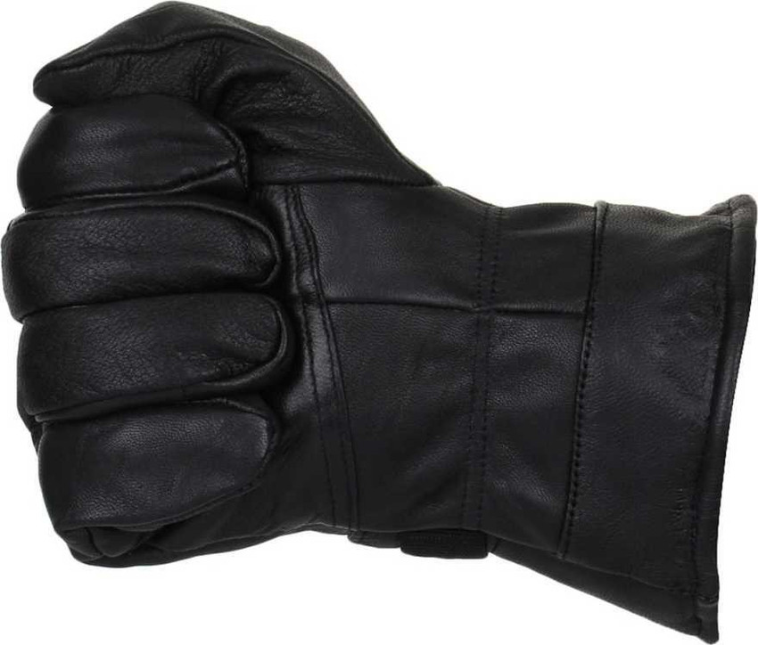 Mens black leather riding gloves hotsell