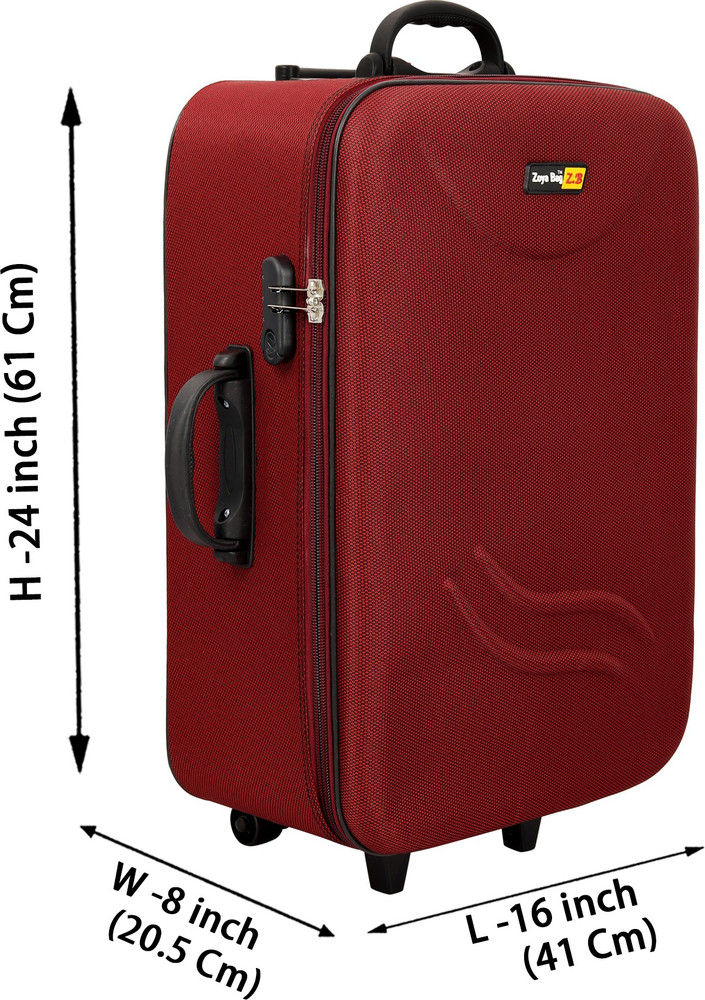 Airfancy Travel Trolley Bag Suitcase Bag With 3 Wheels For Men And