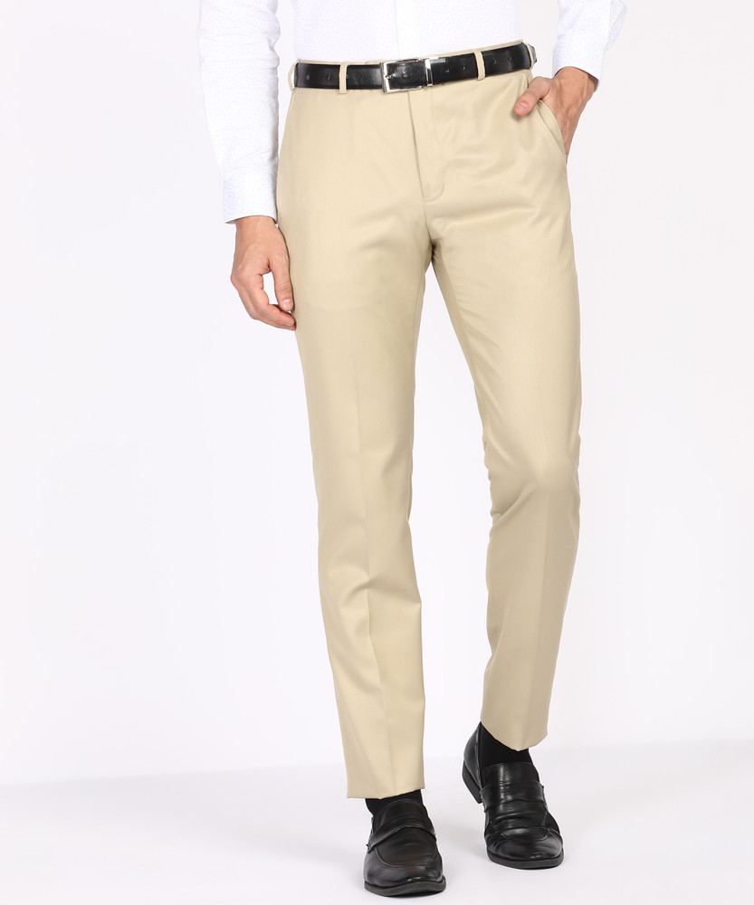 Next Look Slim Fit Men Beige Trousers - Buy Next Look Slim Fit Men Beige  Trousers Online at Best Prices in India | Flipkart.com