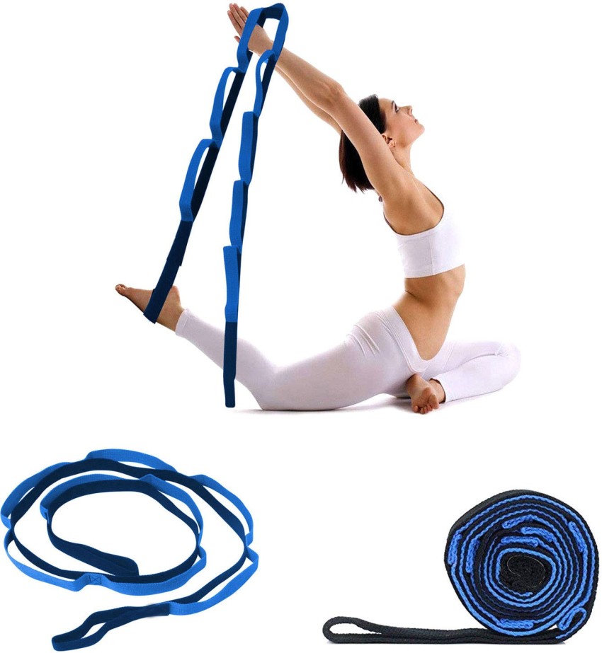 Signamio Yoga Belt 10 Loop Stretching Strap for Yoga,Exercise