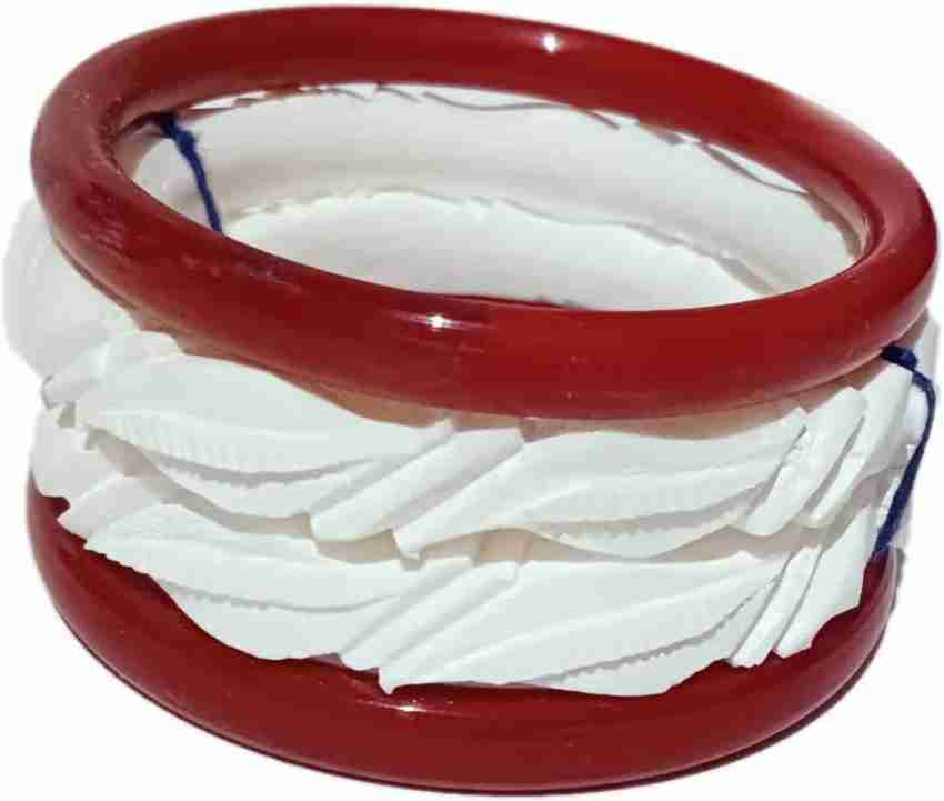 White sale shankha bangle