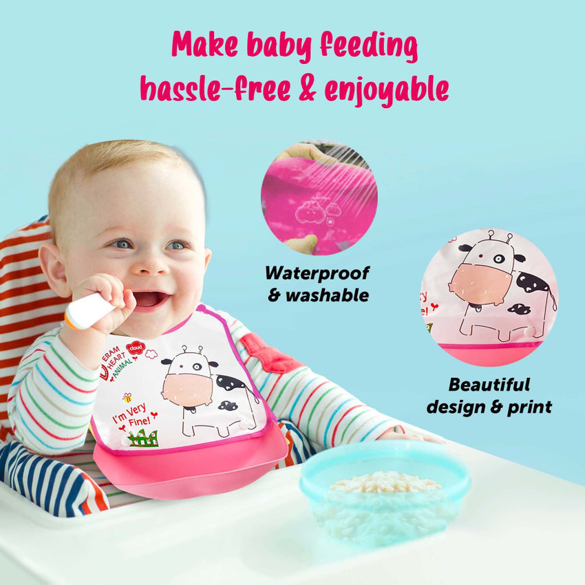 Baby feeding bib apron hot sale