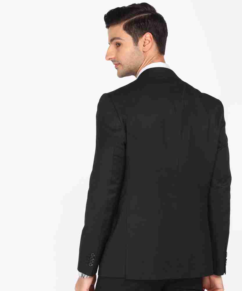 Next Look Solid Single Breasted Formal Men Blazer - Buy Next Look