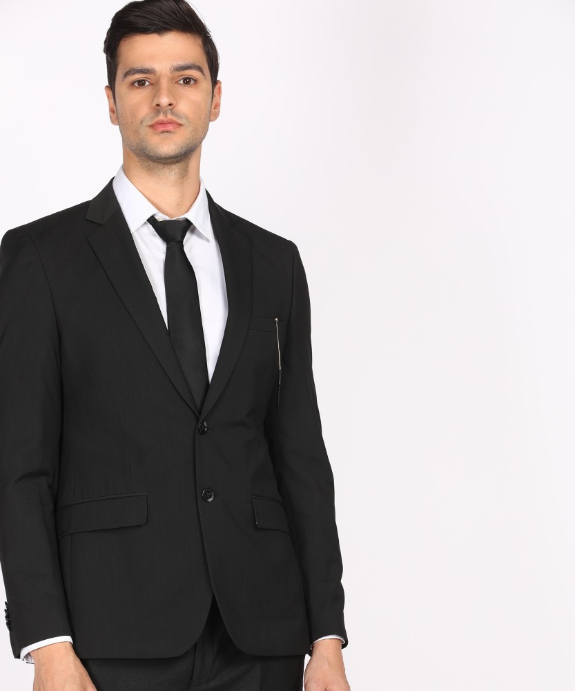 Next Look Solid Single Breasted Formal Men Blazer Buy Next Look