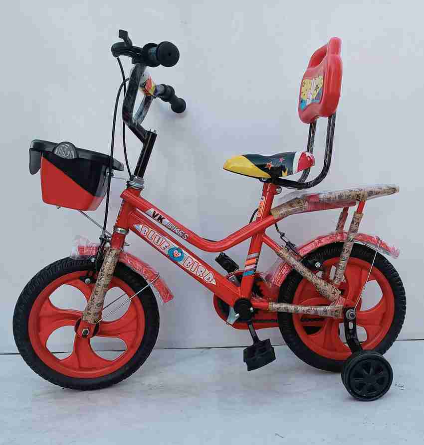 VK BIKES 14 T STICH V.K MODEL VKW NEW PVC COLOR RED FOR 2 4