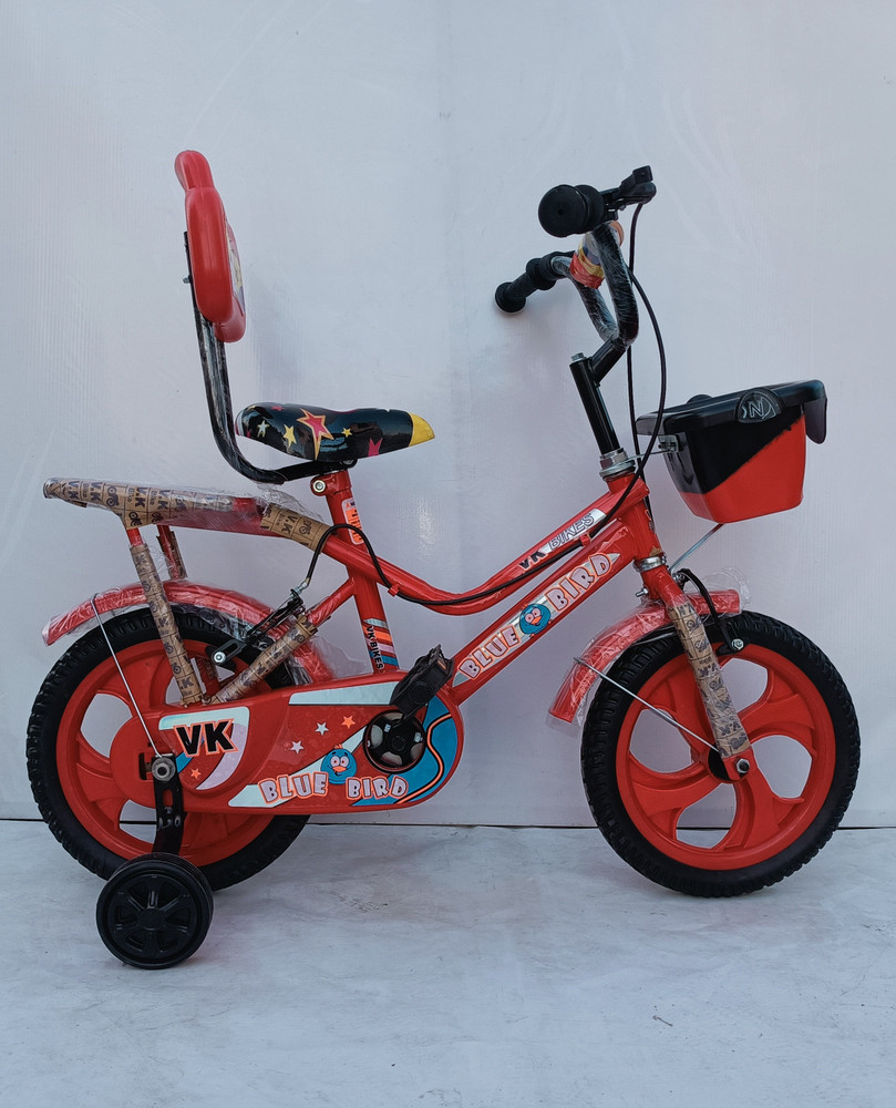 VK BIKES 14 T STICH V.K MODEL VKW NEW PVC COLOR RED FOR 2 4