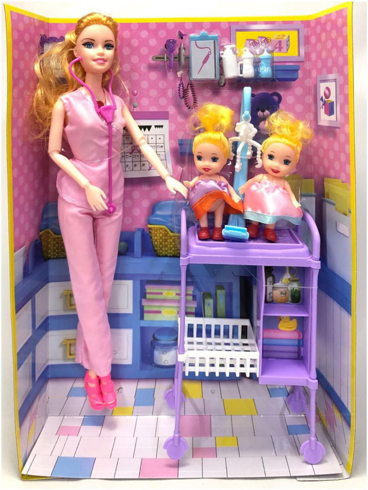 Baby checkup cheap doll