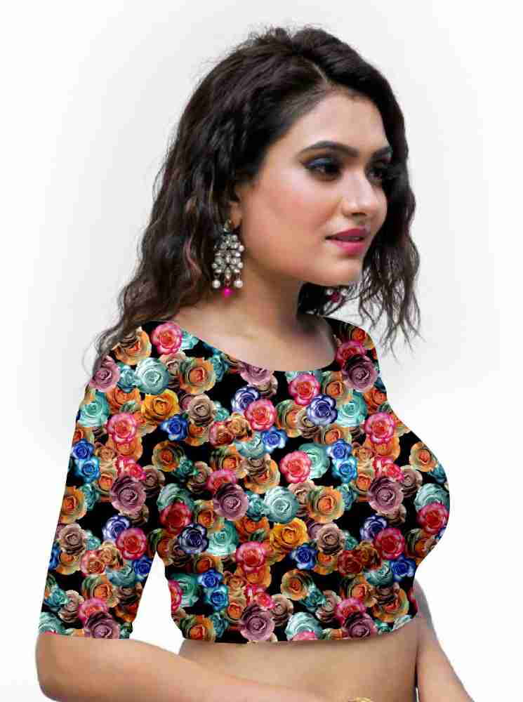 PRAVARSH Satin Self Design Blouse Material Price in India - Buy