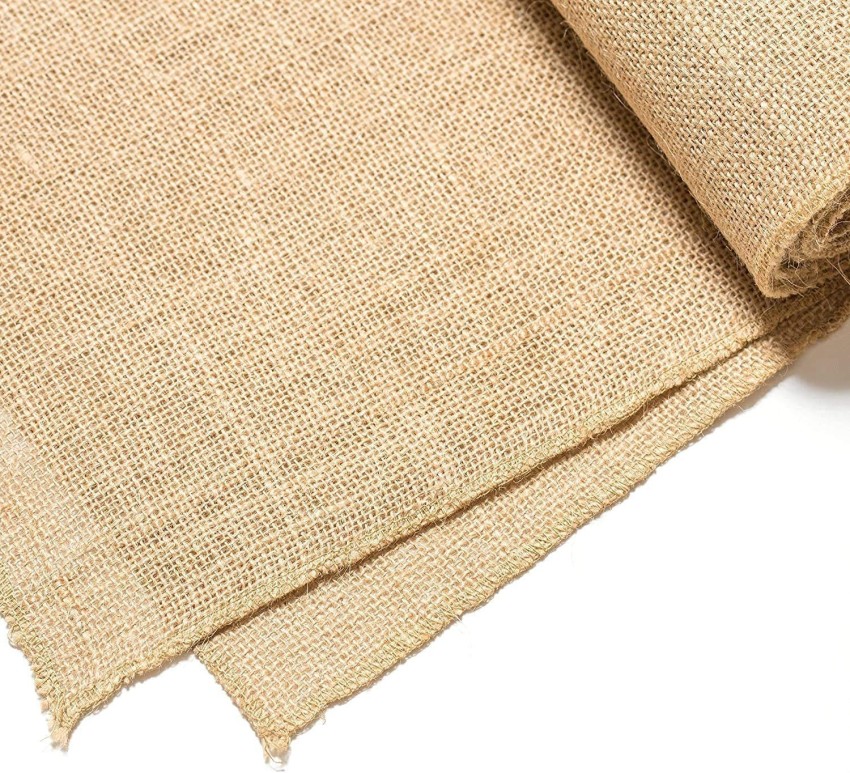 Eravat Jute Hessian Burlap Cloth Fabric 1 Mtr Long 51 Width 13x13 PSI For Jute Bags