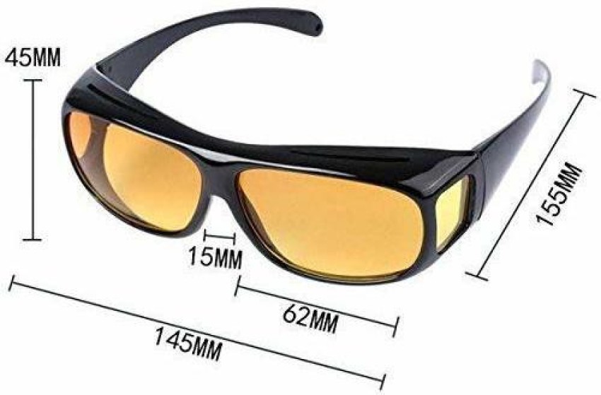 Depisha Day & Night Goggles Anti-glare Polarized Men/Women Sun Glasses Uv Protection Cricket Goggles