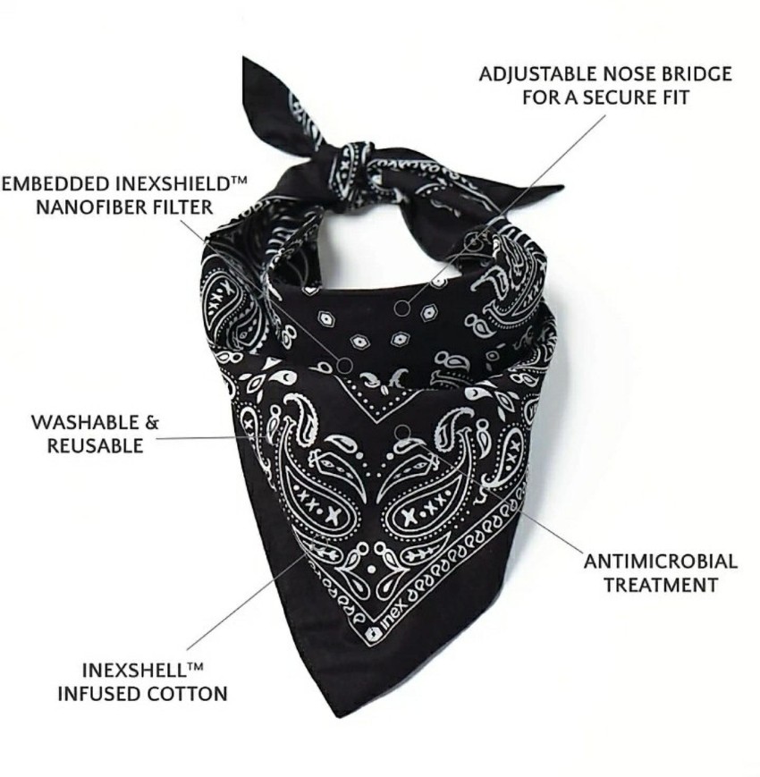 MYLER Boys black handkerchief [