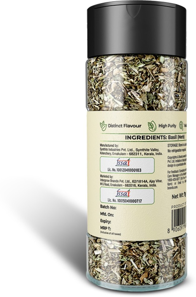 Sprig Basil Herb Basil Seasoning for Italian Cuisine Basil