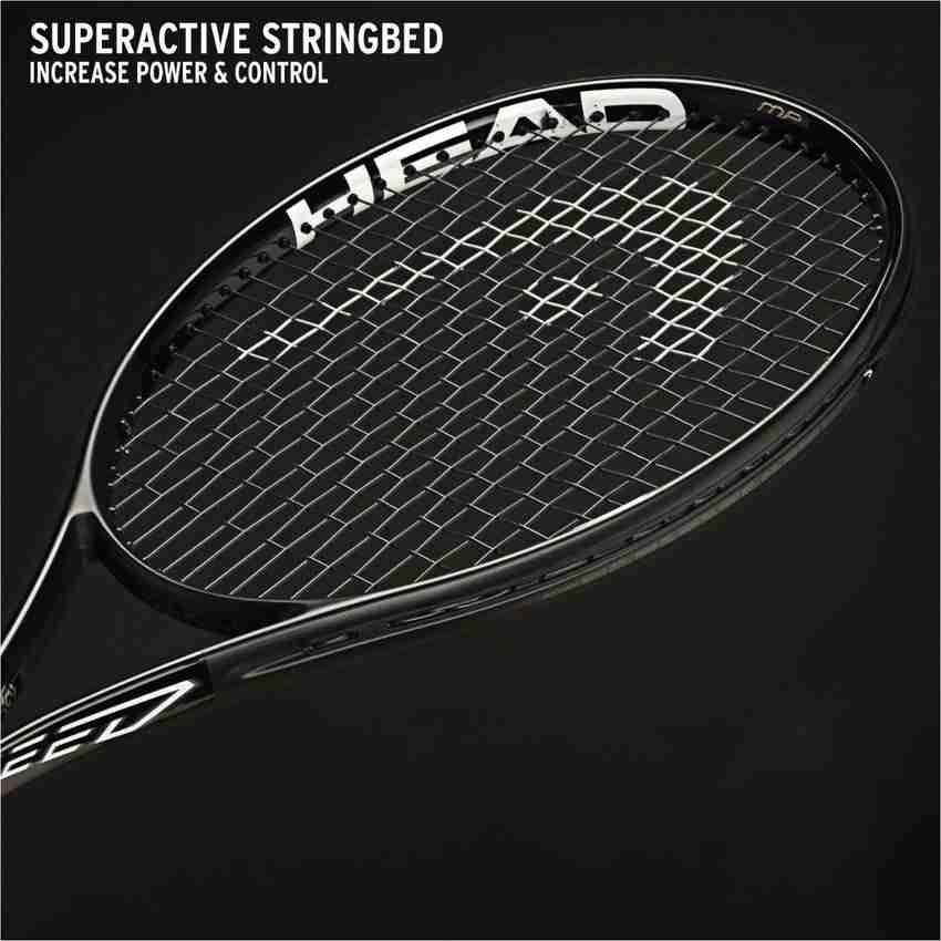 HEAD Graphene 360+ Speed MP Black(300gms-G3) Black Unstrung Tennis