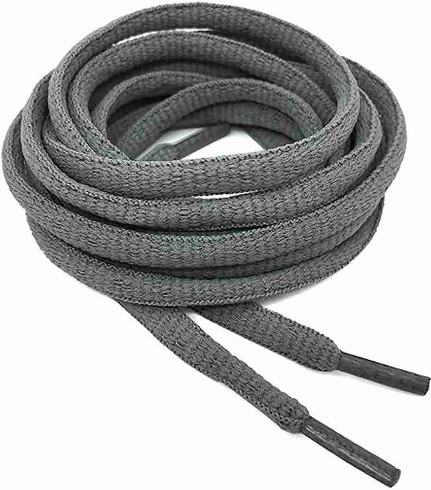 HOME13 Round Shoe Laces For Sports Running Shoe Laces Strings 120 Cm Grey Color 4 Shoe Lace