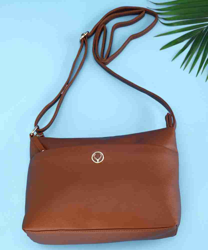 Allen solly store tan handbag