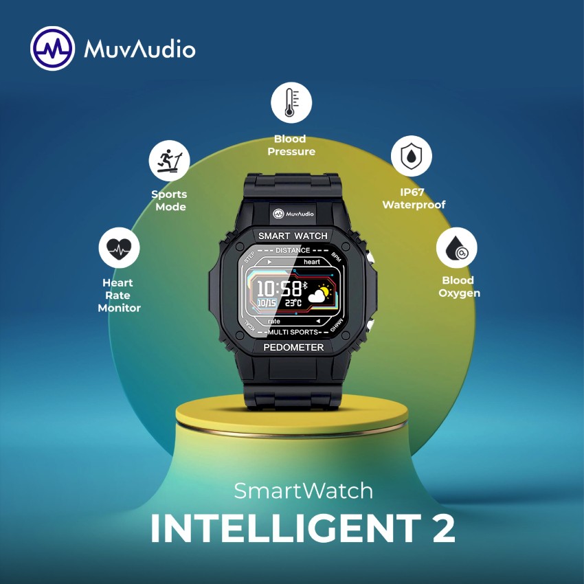 MuvAudio INTELLIGENT II unisex smart watch Smartwatch Price in