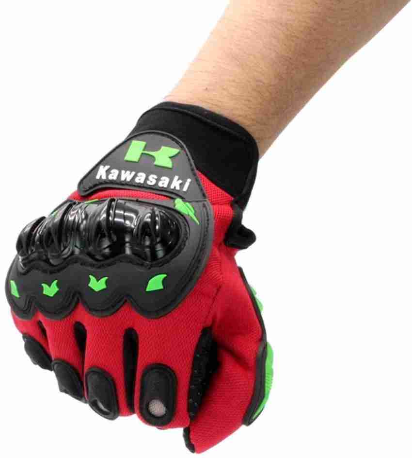 Mubco Kawasaki Full Finger Motorcycle Gloves Protective Gears