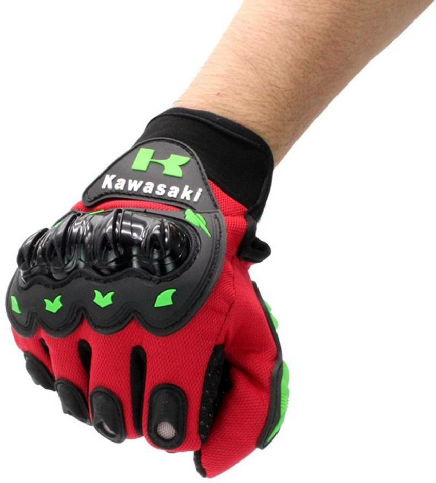 Kawasaki motorcycle gloves hotsell