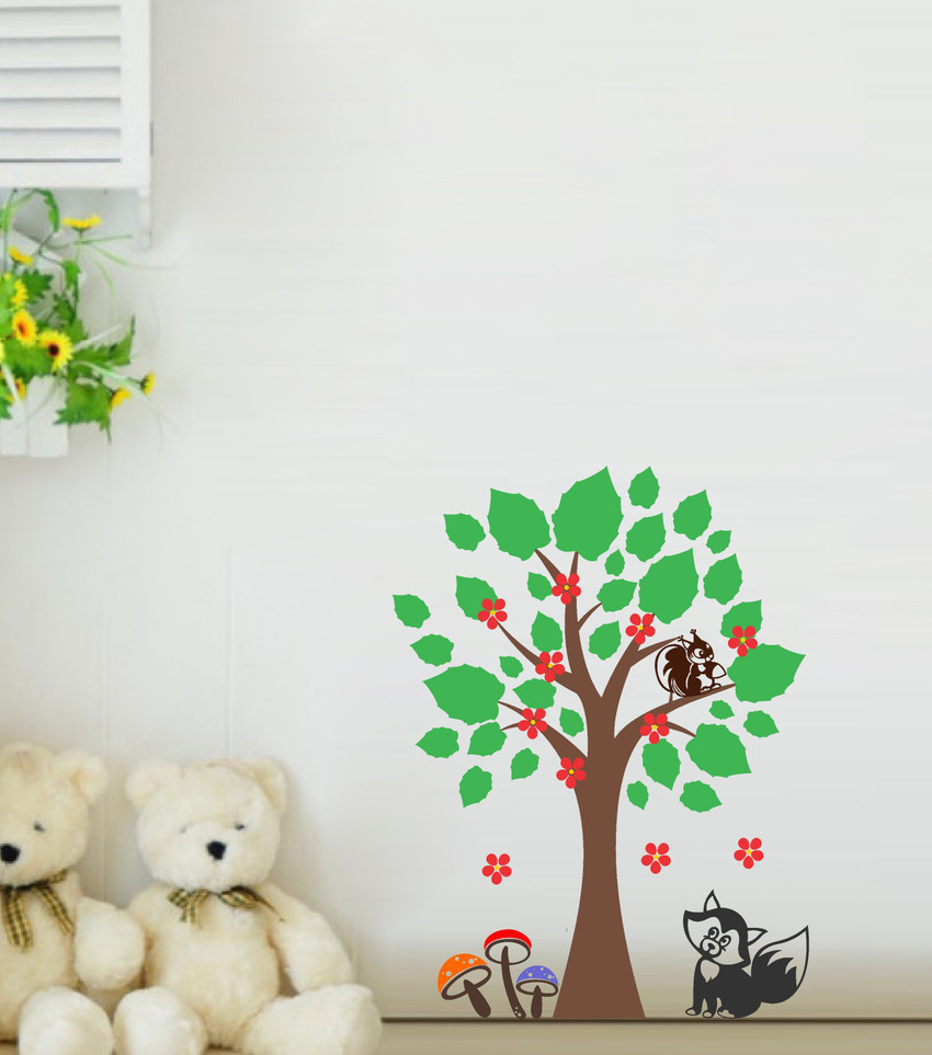 KgnDesigns 81 cm wall sticker Self Adhesive Sticker Price in India