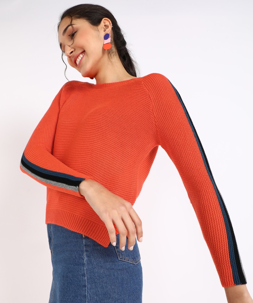 French connection hotsell orange sweater