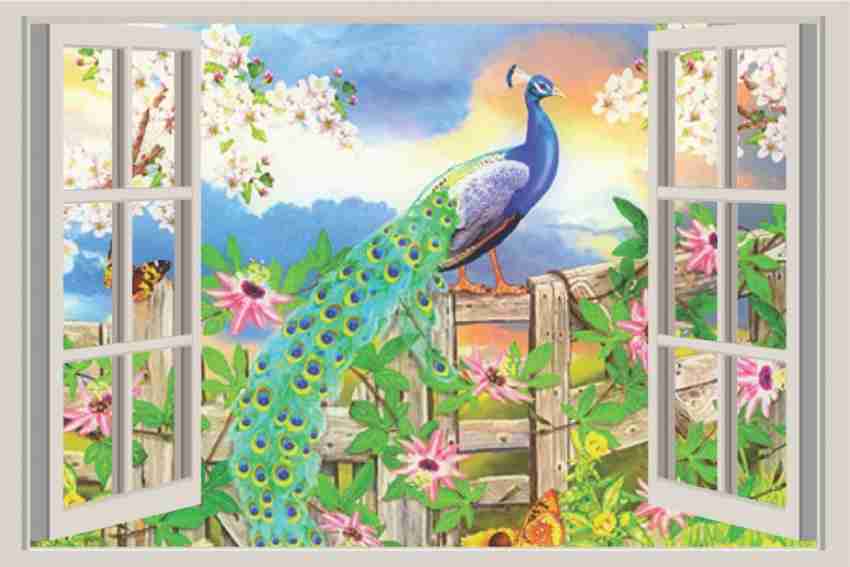 infinity interiors Nature Multicolor Wallpaper Price in India