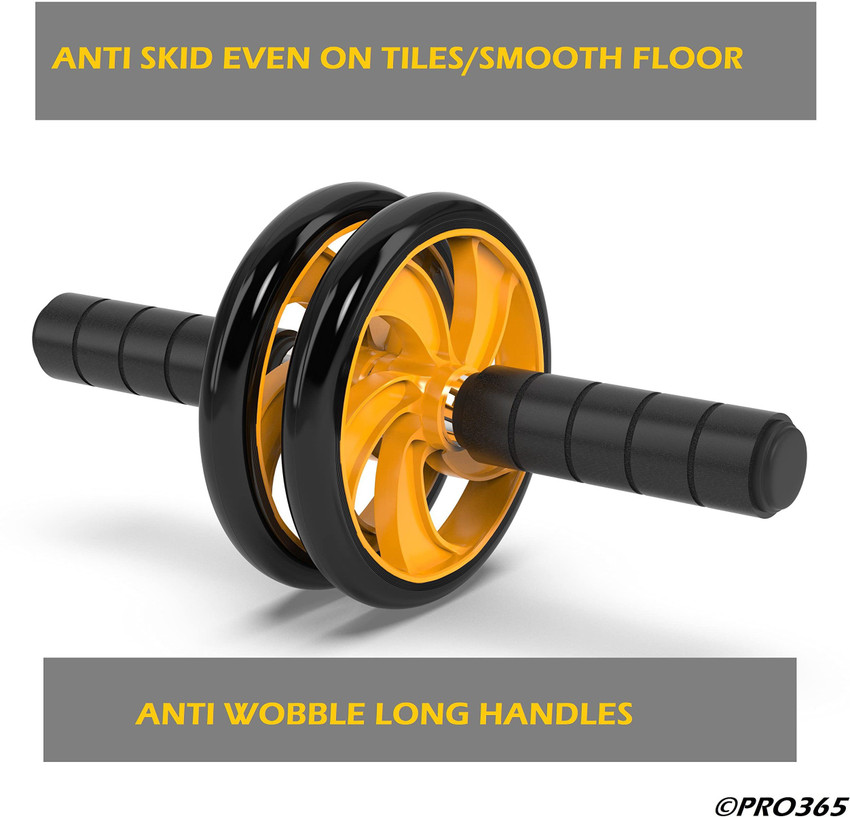 PRO365 Dual Ab Roller for Abs Workouts Home Gym Abdominal Exercise Ab Exerciser Buy PRO365 Dual Ab Roller for Abs Workouts Home Gym Abdominal Exercise Ab Exerciser Online at Best Prices