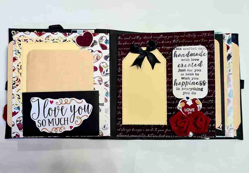 Handmade scrapbook for boyfriend hot sale online