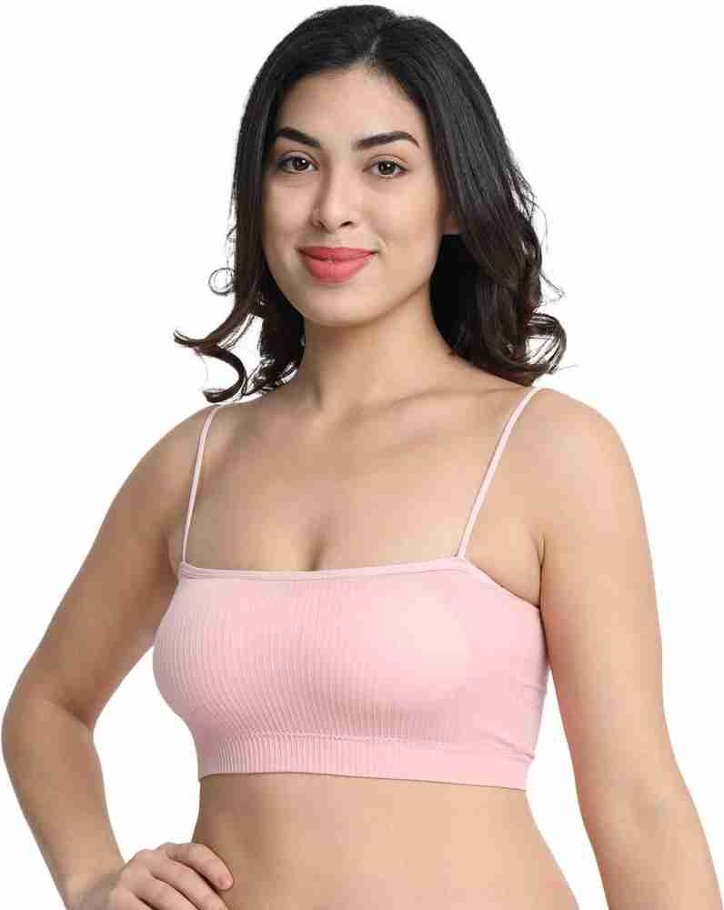 Women Camisoles Tops with Built in Padded Bra Adjustable Spaghetti