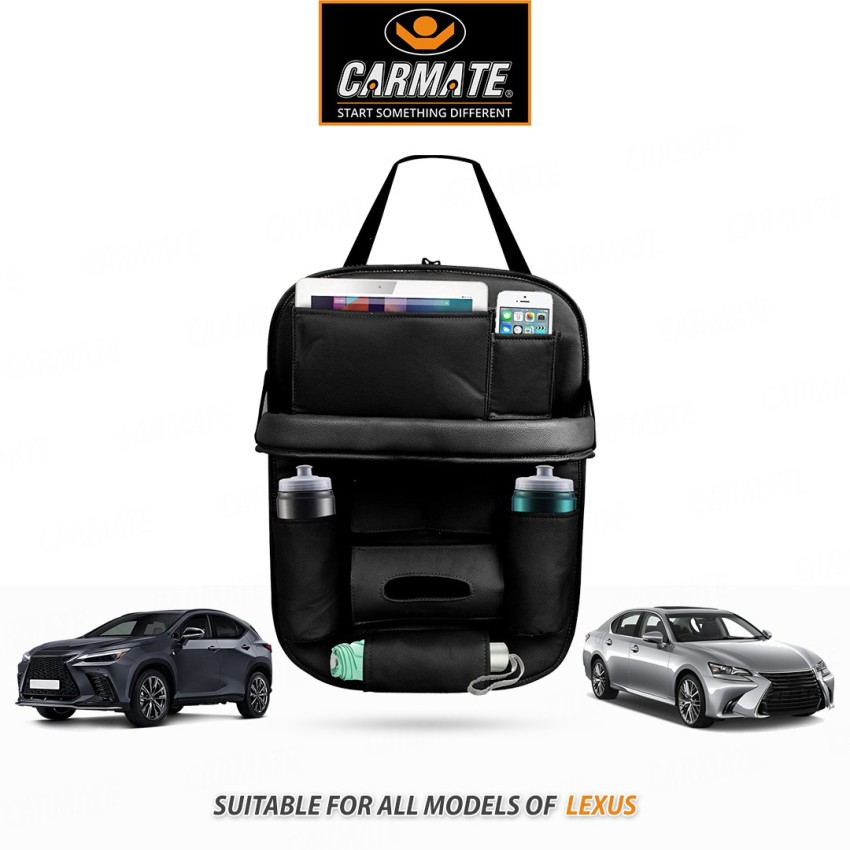 CARMATE Universal PU Leather Auto Car Seat Back Organizer with Foldabl –  CARMATE®