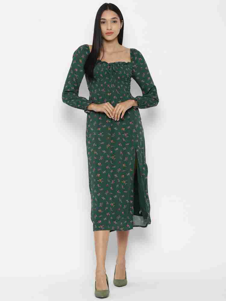 American eagle green outlet dress