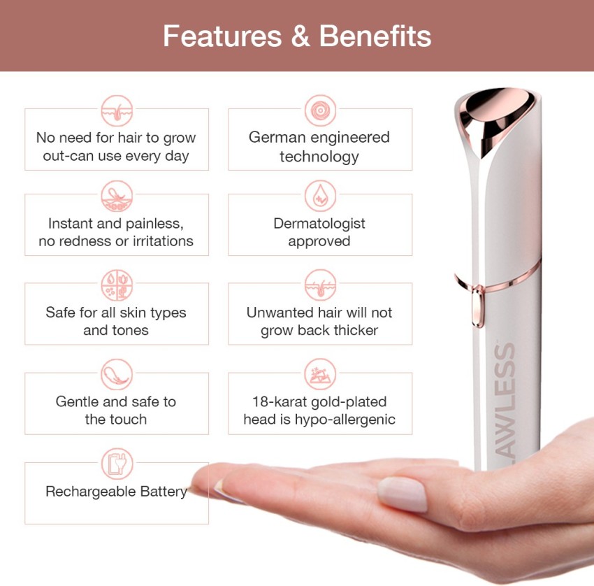 Finishing Touch Flawless Facial Hair Remover - Rechargeable Cordless  Epilator Price in India - Buy Finishing Touch Flawless Facial Hair Remover  - Rechargeable Cordless Epilator online at Flipkart.com