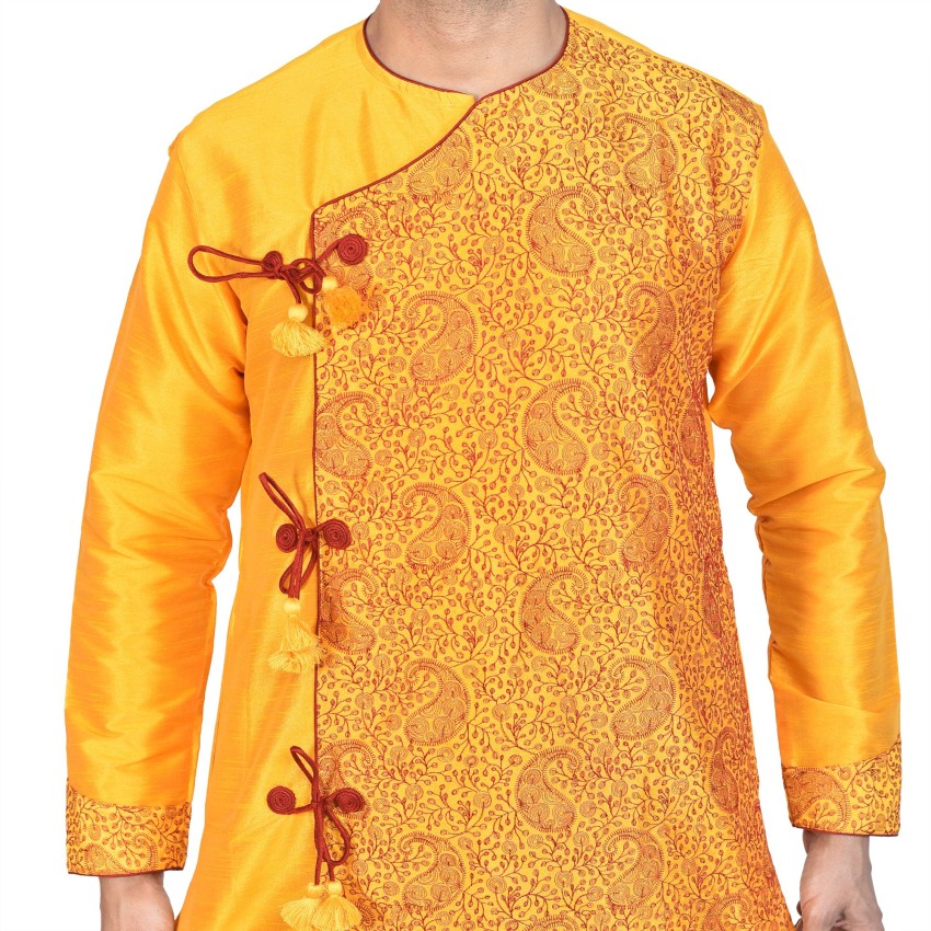 Bengali kurta best sale side button