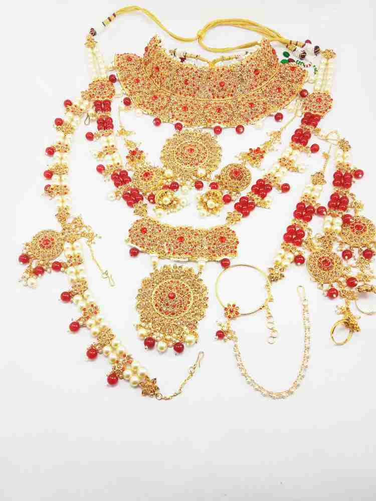 Bridal jewellery clearance set on flipkart