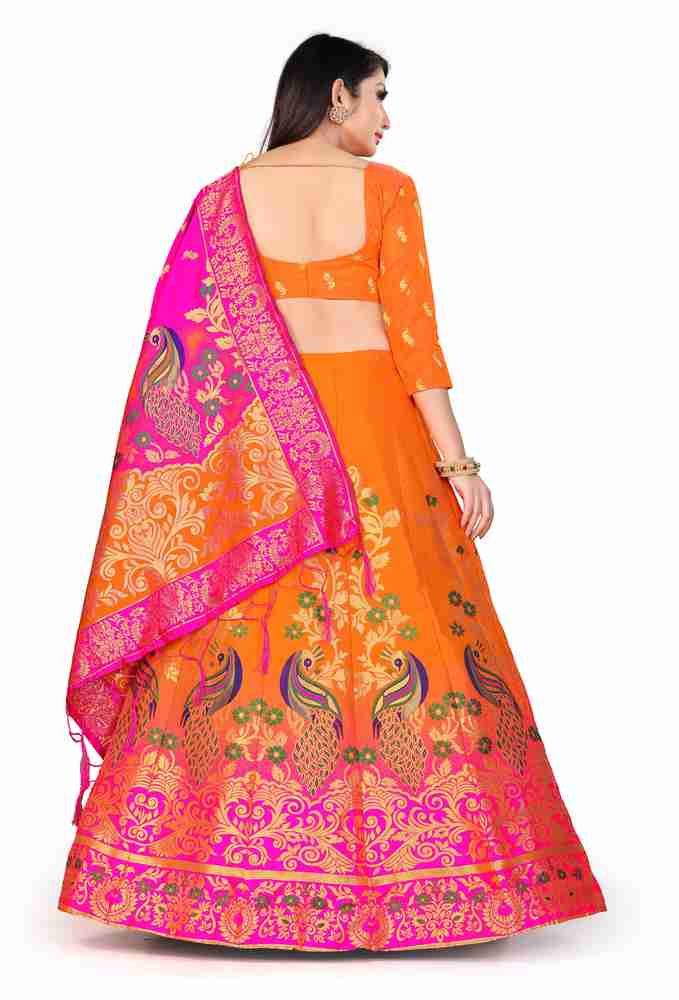 Krisio Self Design Semi Stitched Lehenga Choli Buy Krisio Self Design Semi Stitched Lehenga Choli Online at Best Prices in India Flipkart