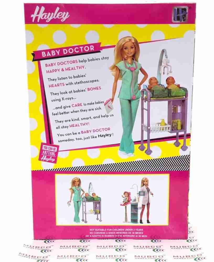 Barbie baby doctor playset outlet