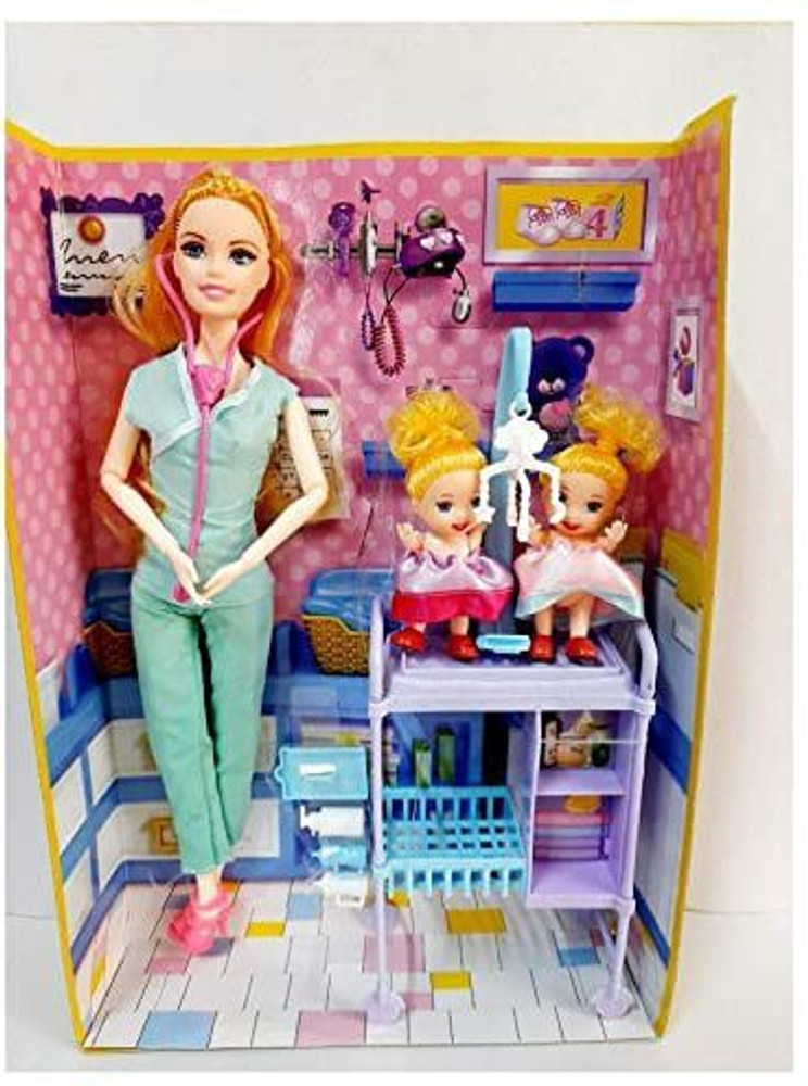 Barbie baby doctor sale set