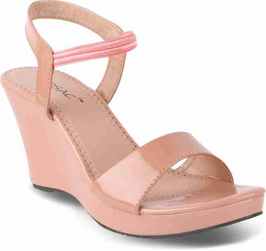 Light discount pink wedges