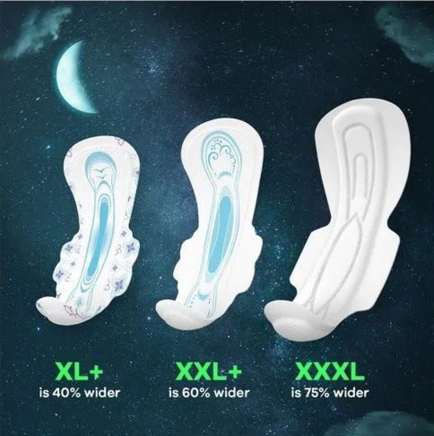 Whisper Ultra Night Sanitary Pads with Wings for Women- 30 Pads