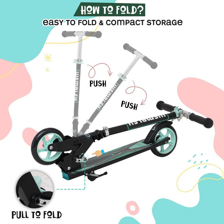 Folding 2 wheel scooter deals