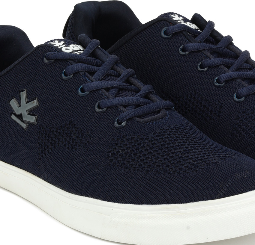 Wrogn navy blue sneakers shop