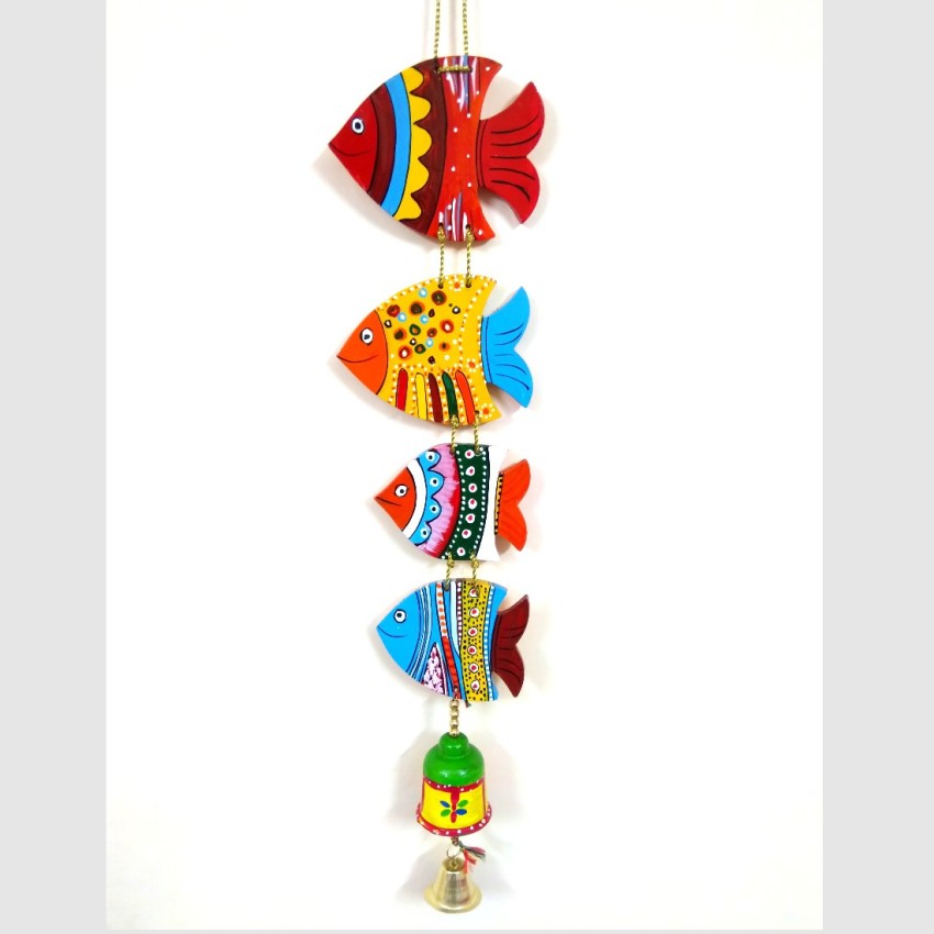 Buy Sohibe Colorful Butterfly Hanging Handmade Hand-Painted Latkan