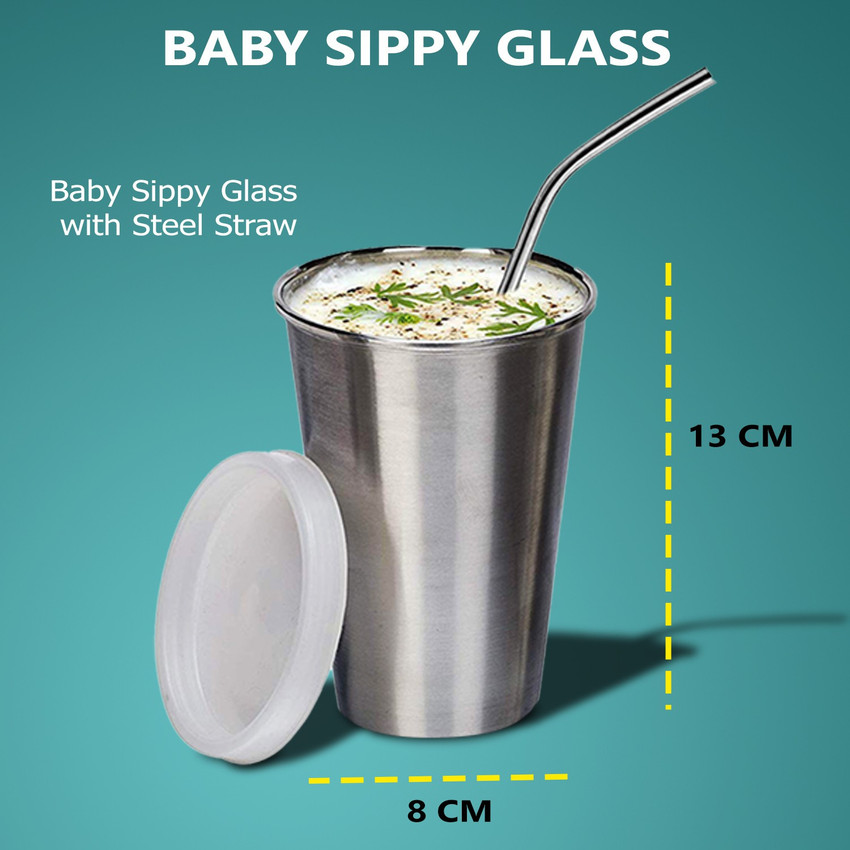 Glass straw 2025 bottle for toddlers