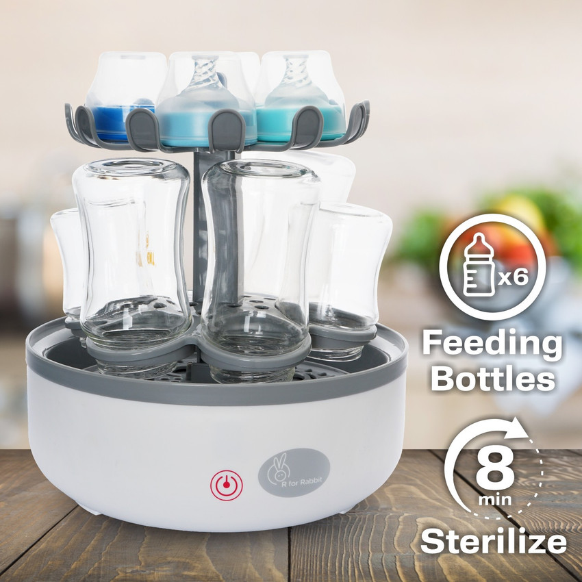 R for Rabbit White Electric Sterilizer Warmer Buy Baby Care