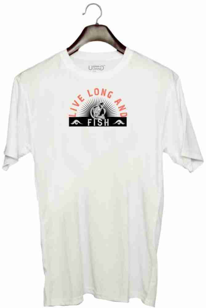 UDNAG Printed Men Round Neck White T-Shirt - Buy UDNAG Printed Men
