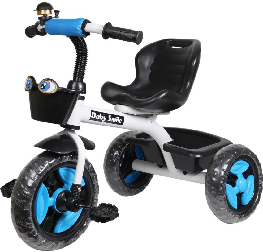 Baby Smile 4002 Blue Kids Tricycle Price in India Buy Baby Smile 4002 Blue Kids Tricycle online at Flipkart