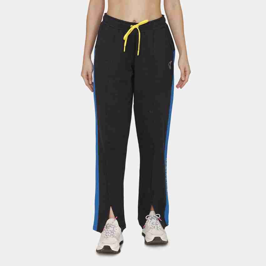 Buy Zelocity by Zivame Blue Logo Print Joggers for Women's Online